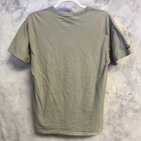 Vintage Quiksilver Shirt Mens Medium Gray Y2K 90s Short Sleeve Surf - Picture 2 of 12